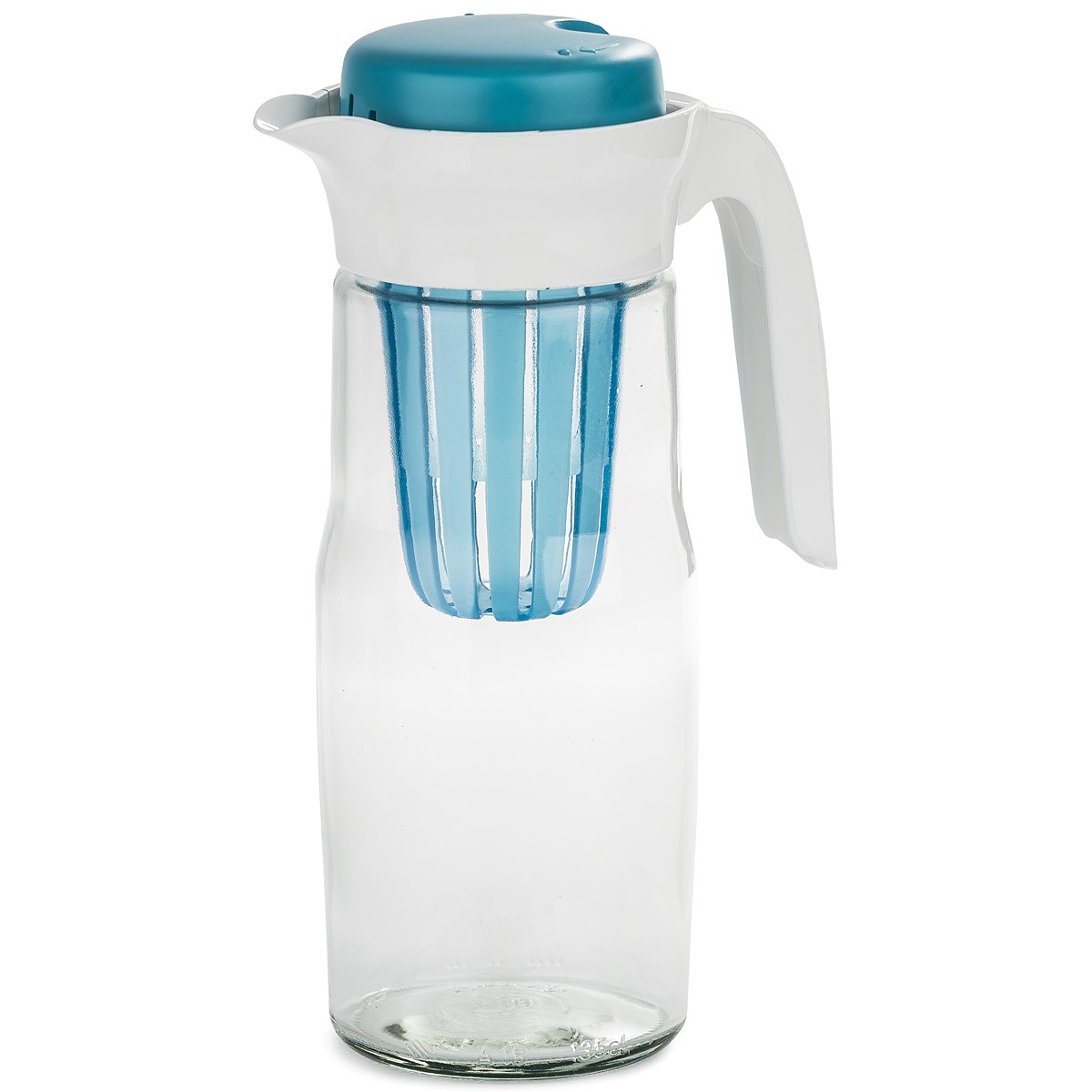 Džbán s vyluhovacím sitkom, modrá
