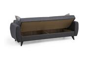 Rozkládací pohovka Alkon 3 Dark Grey