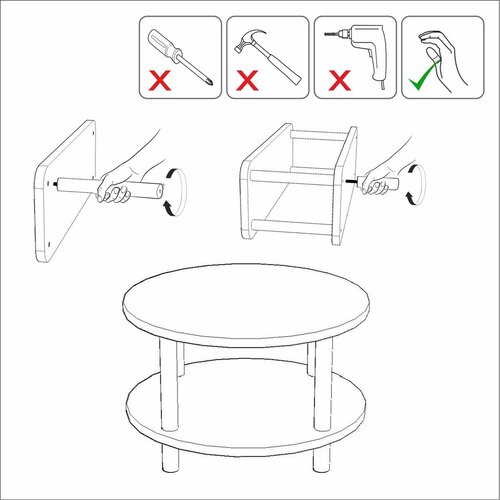 Măsuță de cafea Roby Atlantic Pine and Black