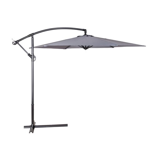 Happy Green Parasol ogrodowy podwieszany LUGO antracyt, 300 cm