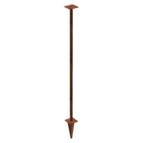 Stojak na karmniki dla ptaków 120 cm, corten CORGARDEN 1042