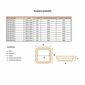 Plastia Untersetzer Lotus 60 x 60, anthrazit