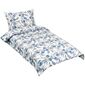 Bellatex Krep posteljno perilo Flower blue , 140 x220 cm, 70 x 90 cm