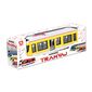 Tramvai din metal Rappa galben, 20 cm