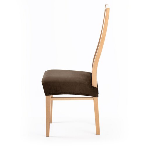 Restilo Натяжний чохол на сидіння стільця Sentoтемно-коричневий, 40 x 40 + 5 см