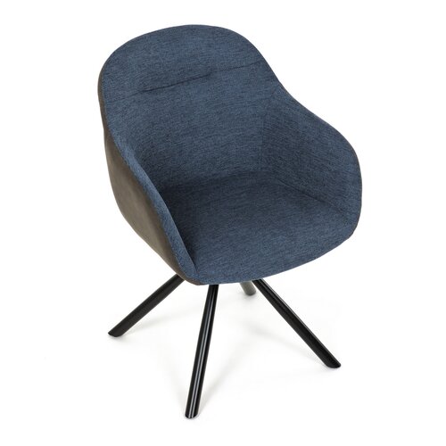 Zestaw krzeseł obiadowych z mechanizmem powrotnymDCH-Y1143 BLUE2, 2 szt.