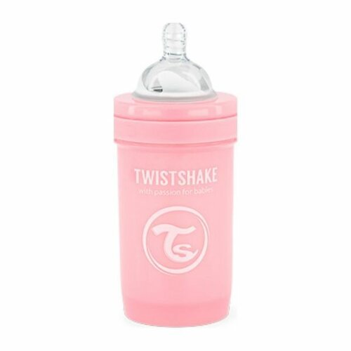 Twistshake Kojenecká láhev Anti-Colic 180 ml, růžová
