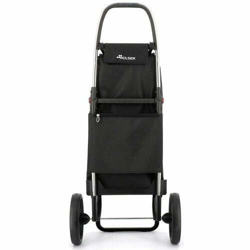 Geantă de cumpărături Rolser I-Max Tweed 2 LogicRSG pe roți, negru