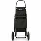 Geantă de cumpărături Rolser I-Max Tweed 2 LogicRSG pe roți, negru