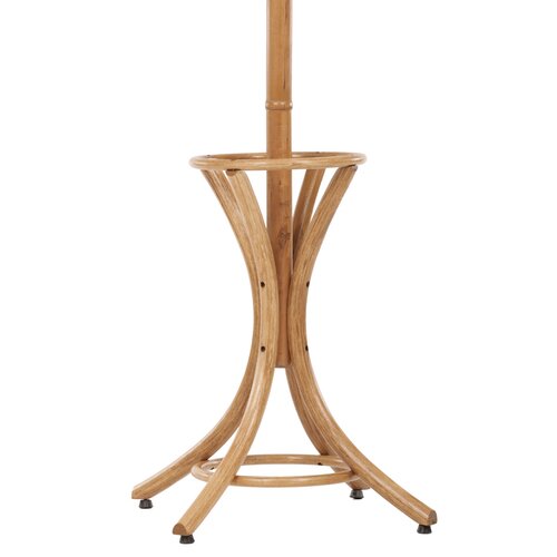 Leseni stojan za obešalnik, temen hrast, 52 x 186 cm