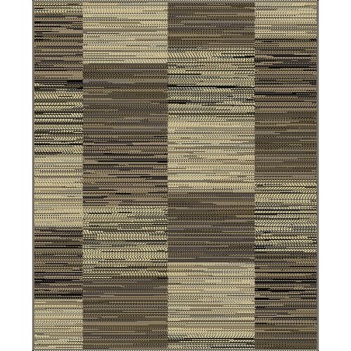 Habitat Kusový koberec Monaco kostka 6310/2213 hnědá, 160 x 230 cm