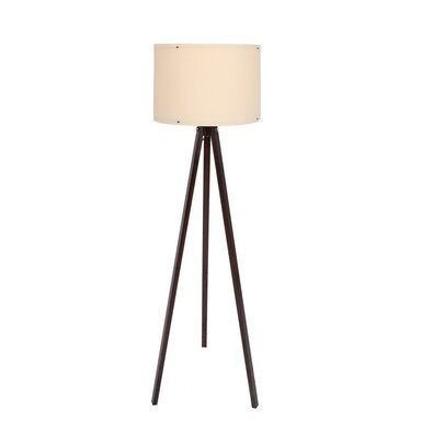 Lampa podłogowa Tripod Cream Walnut 101