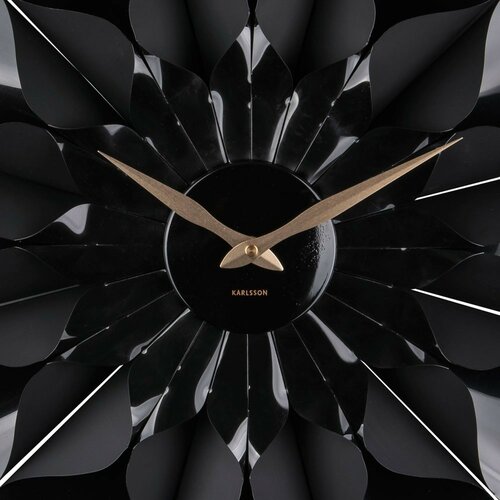 Karlsson 5731BK дизайнерський настінний годинник, діам. 60 см