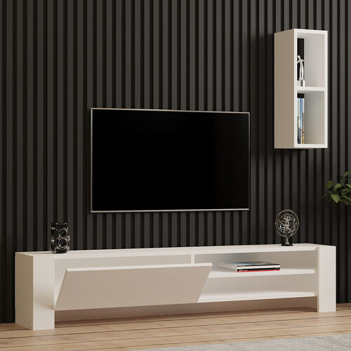 TV-Hängeboard Naz White