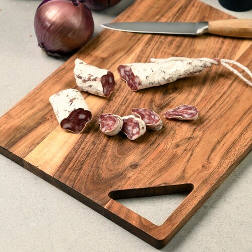 Kesper 29140 Deska do krojenia i serwowania z drewna akacjowego 28 x 19 x 1,7 cm