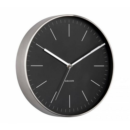 Karlsson 5732BK designové nástěnné hodiny, pr. 28 cm