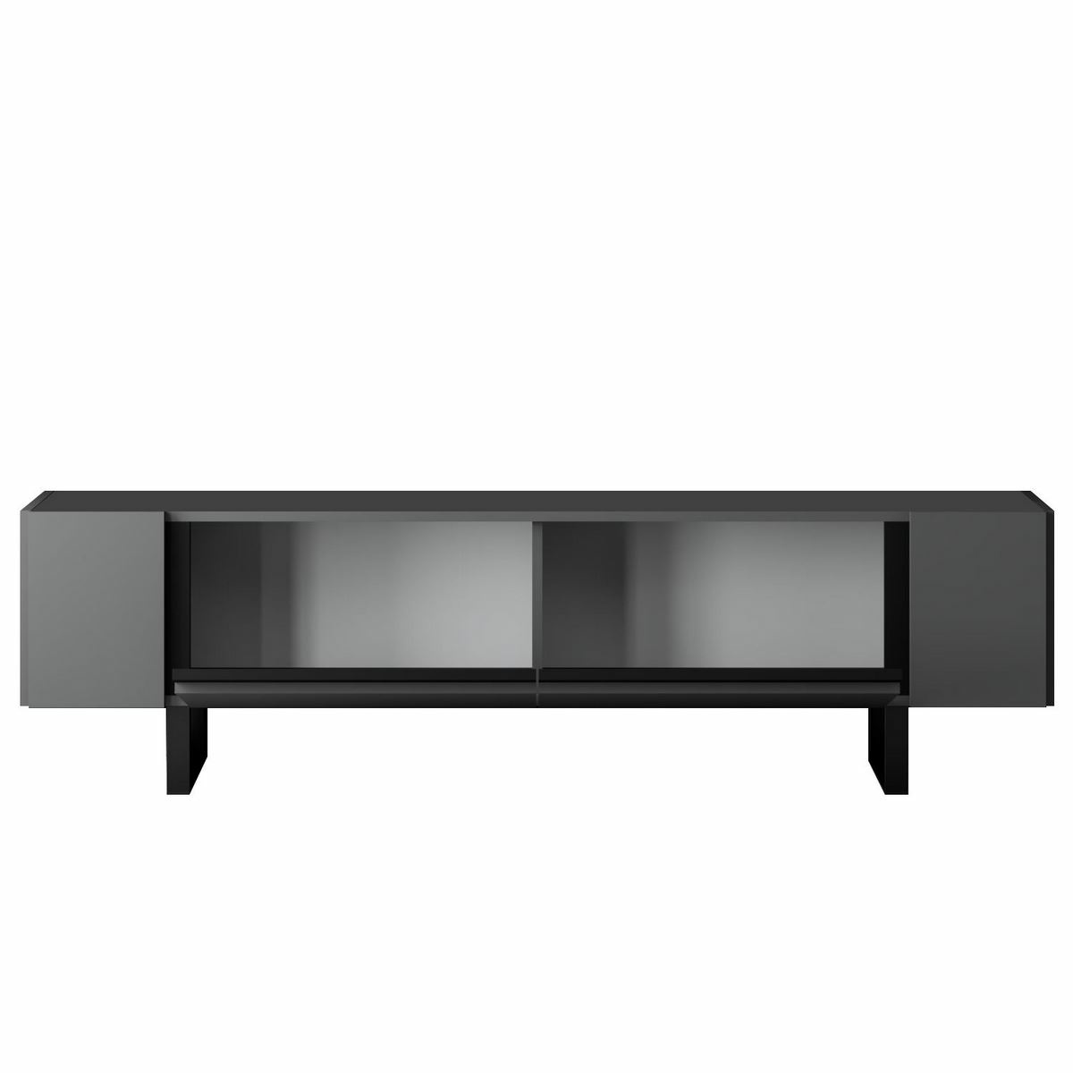 Televízny stolík Yildiz Anthracite and Black