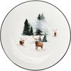Porcelanasti desertni krožnik Winter Deer, 19 x 2cm