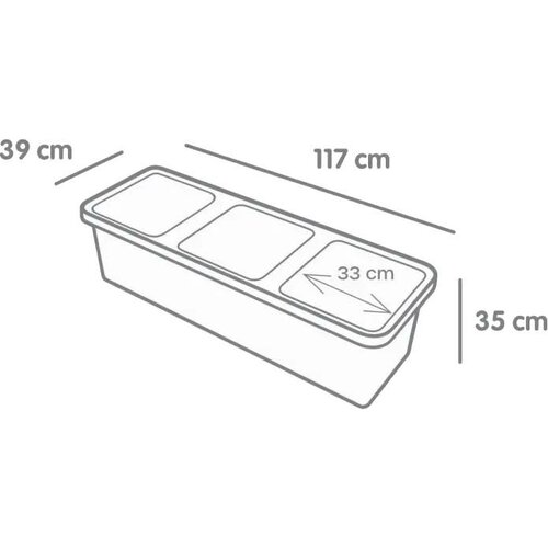 Plastia Samozavlažovací truhlík Berberis TRIO, antracit