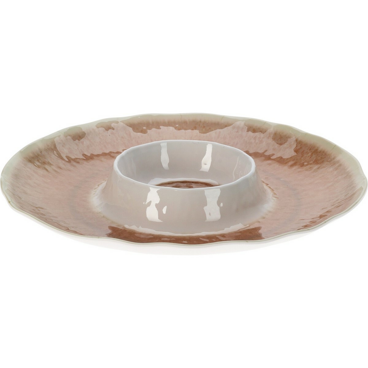 Miska melaminowa do podawania 35 cm, różowy