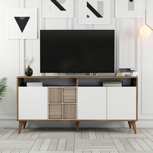 Szafka Milan Walnut and White