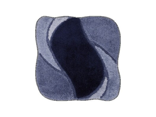 Koupelnová předložka Grund REGENT tmavě modrá, 60 x 60 cm