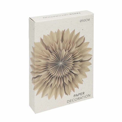 Dekoracja wisząca papierowa gwiazda Gold, 50 cm