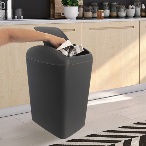 Orion Koš odpadkový Waste kolíbka 40 l, siva