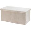 Taburet cu depozitare Visby, 76 x 38 x 38 cm ,finisaj catifea