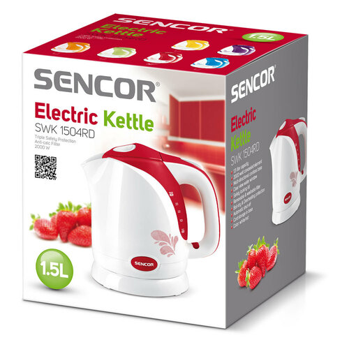 Sencor SWK 1504RD elektromos vízforraló