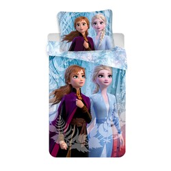 Jerry Fabrics Coperta Pile Disney Frozen 100x150 Cm Con Elsa E Anna, Morbida Per Bambini - 4