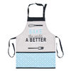 Şorţ de bucătărie Bake the world a better place, 60 x 80 cm