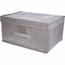 Skladací úložný box s odklopným vekom 44 x 33 × 22 cm