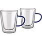 Lamart LT9119 Dvodelni komplet kozarcev za čaj Vaso, 300 ml, modra