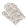 Bellatex Topfhandschuh ADELA Dreiecke beige , 18 x 28 cm