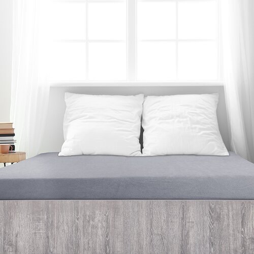 Cearșaf de pat din frotir 4Home Ideal gri , 60 x 120 cm