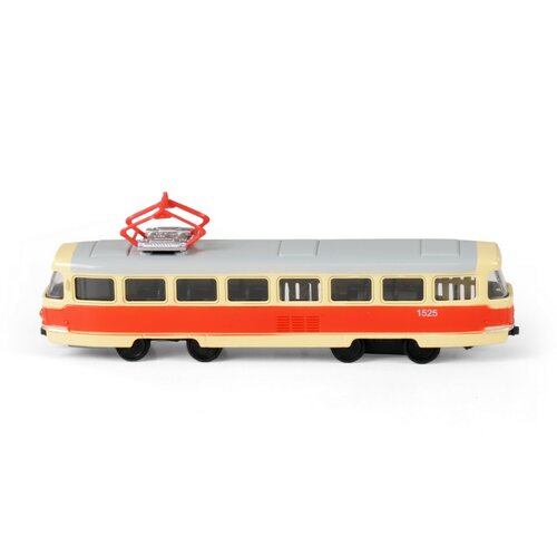 Rappa Ceh tramvai retro din metal, 16 cm