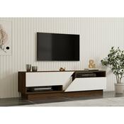 Televizní stolek Koza Walnut and White