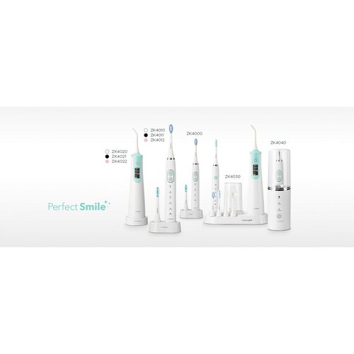 Conzept ZK4012 Schallzahnbürste mit ReiseetuiPERFECT SMILE, Rosa