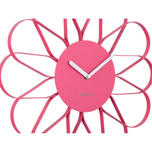 Karlsson 5975BP design falióra rózsaszín, átmérő40 cm