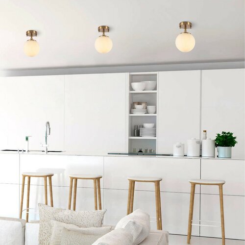 Lampa wisząca Atmaca - 10220, brązowy/biały