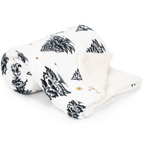 4Home Koc z barankiem Frosted Trees, 150 x 200 cm