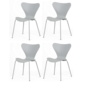 Set de scaune de sufragerie CT-X7034 GREY, 4 buc