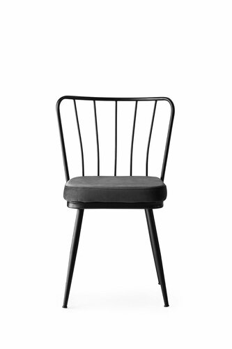 Sada jídelních židlí Yildiz Anthracite and Black, 4 ks
