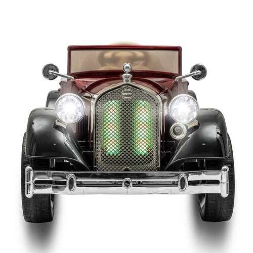 Baby Mix Dětské elektrické autíčko Retro 4 x 4, červená