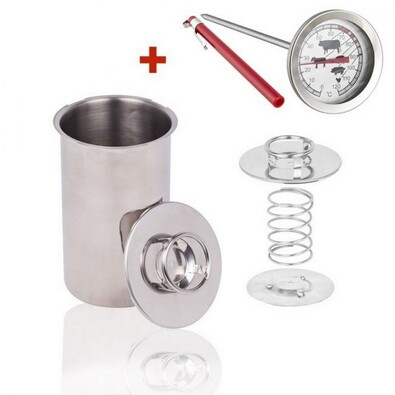 Szynkowar ze stali nierdzewnej z termometrem