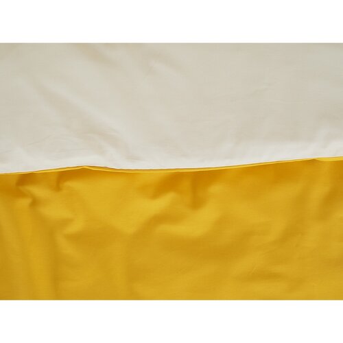 B.E.S. Petrovice Baumwollbettw&#228;sche Double Face Senf-/Kaffeefarben, 220 x 200 cm, 2 St&#252;ck 70 x 90 cm