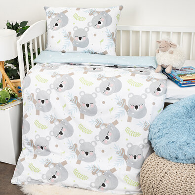 4Home Baby-Baumwollbettwäsche Nordic dreams, 100 x 135 cm, 40 x 60 cm