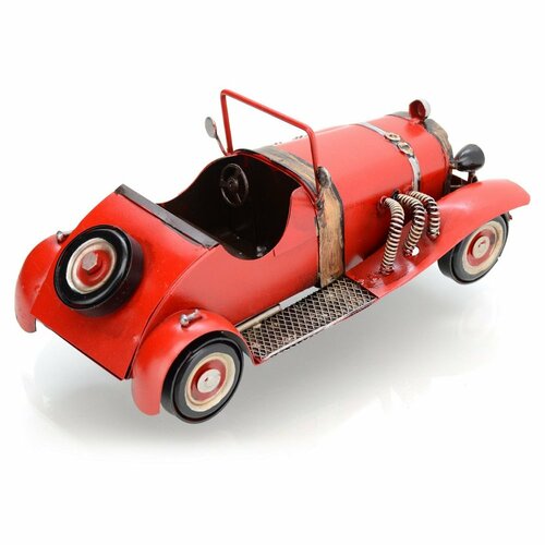 Cabrio dekorációs autó modell, piros