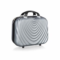 Pretty UP Cestovní skořepinový kufřík ABS07, vel. 17, šedá